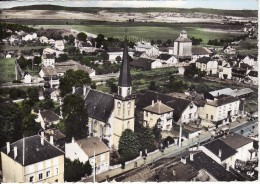 DIEUZE-DUSS (Moselle)  Vue Sur Avenue Foch Et Eglise  ( Carte Grand Format)  -VOIR 2 SCANS - - Dieuze