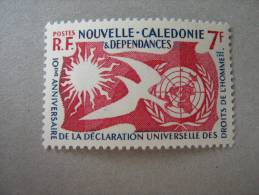 NOUVELLE CALEDONIE P 290 * *   DROITS DE L HOMME - Neufs