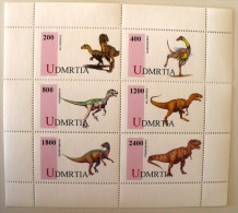 RUSSIE-URSS, Prehistoire. Animaux Prehistoriques,prehistorics Animals (6 VALEURS 1997) ** MNH, Sans Charniere. (28) - Prehistorics