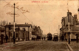 76-SOTTEVILLE LES ROUEN...LA BARRIERE....CPA ANIMEE - Sotteville Les Rouen