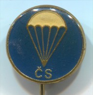 PARACHUTTING -  CSSR,  Pin, Badge - Parachutespringen