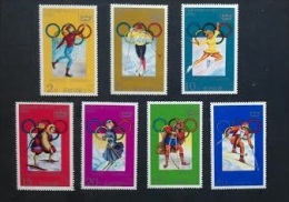 1978 North Korea Winter Olympic Games Stamps Sport 1980 Lake Placid - Invierno 1980: Lake Placid