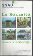 Cassette Video VHS, Collecte De Déchets Ménagers  SNAD Paris - Ramassage Des Poubelles, Camions, Sécurité - Other & Unclassified