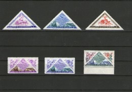 SAN MARINO 1952  POSTA AEREA SERIA COMPLETA   MNH GOMMA INTEGRA ORIGINAL GLUE POSTFRISCH GIORNATA FILATELICA - Luftpost