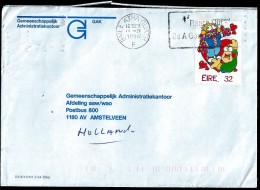 Ireland: Cover Sent To The Netherlands; 14-03-1996 - Lettres & Documents