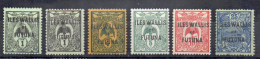 Wallis Et Futuna   N°1* + 1* Variété De Couleur, 3*pliure, 4*, 5(*), 8* Petit Clair    (6 Valeurs) - Unused Stamps