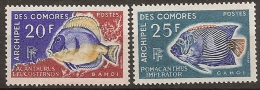 Comores  N°47/48  Poissons - Nuevos