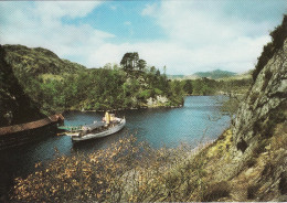 Postcard Pleasure Steamer SS Sir Walter Scott Loch Katrine Trossachs Pier - Stirlingshire