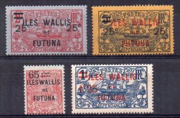 Wallis Et Futuna   N°30 - 31 - 35 Neufs Charniere Et 32 Neuf Sans Gomme  (4 Valeurs) - Nuevos