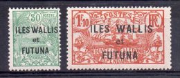 Wallis Et Futuna   N°40 Et 42 Neufs Charniere - Ongebruikt