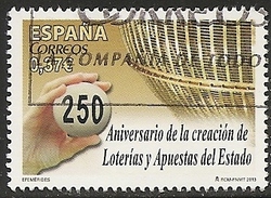 2013-ED. 4821  - Serie Completa- LOTERÍA NACIONAL -USADO - Oblitérés