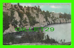 GEORGIAN BAY, ONTARIO -  CANTLY BLUFF, NEAR MINNICOGANASHENE - TRAVEL IN 1906 - UNDIVIDED BACK - VALENTINES SERIES - - Muskoka
