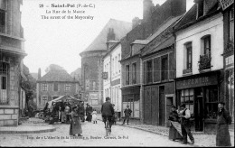 CPA France 62 - Pas De Calais - SAINT POL - La Rue De La Mairie - Carte Postale // - Saint Pol Sur Ternoise