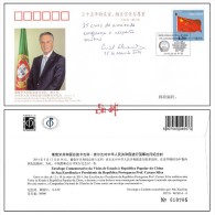 WJ2014-08 CHINA-PORTAGUL PRESIDENT VISIT DIPLOMATIC COMM.COVER - Covers & Documents