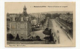 CP , 78 , MAISONS-LAFFITTE , Mairie Et Avenue De Longueil - Maisons-Laffitte