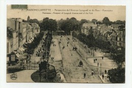 CP , 78 , MAISONS-LAFFITTE , Perspective De L'Avenue Longueil Et Du Parc - Maisons-Laffitte