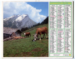 Calendrier Des Postes Almanach P.T.T. 1986 Morbihan - Grossformat : 1971-80