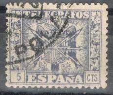 Sello 5 Cts Telegrafos, Fechador De SANTA POLA (Alicante) º - Télégraphe