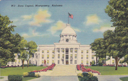 Alabama Montgomery State Capitol Building Curteich - Montgomery