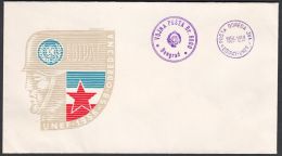 Yugoslavia 1958, Illustrated Cover "UNEF Mission Squad Of The JNA In Egypt " W./ Special Postmarks, Ref.bbzg - Cartas & Documentos