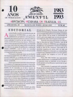 G)1993 MEXICO, AMEXFIL MAGAZINE, SPECIALIZED IN MEXICAN STAMPS, YEAR 10 VOL. 10-MAY-JUN- 1993-NUM. 60, XF - Spaans