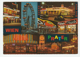 WIEN PRATER VIENNA IL PRATER DI NOTTE F/G VIAGGIATA 1979 - Prater