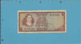 South Africa - 1 RAND - ( 1973 ) - Pick 116.a - Sign. 5 - Watermark: Springbok - 2 Scans - Afrique Du Sud