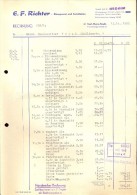 Faktuur Facture Rechnung - E.F. Richter - Karl Marx Stadt - ( Chemnitz ) 1969 - Andere & Zonder Classificatie