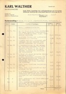 Faktuur Facture Rechnung - Karl Walther - Dachdeckmeister -  Karl Marx Stadt - ( Chemnitz ) 1957 - Autres & Non Classés