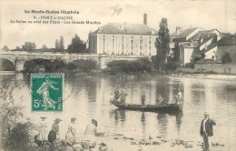 70 PORT SUR SAONE - La Saône En Aval Des Ponts - Les Grands Moulins - Other & Unclassified