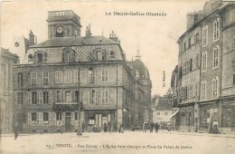 70 VESOUL - Rue Gevrey - L'Eglise Saint Georges Et Place Du Palais De Justice - Vesoul