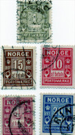 B 1889 Norvegia - Segnatasse - Usados