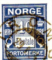 B 1921 Norvegia - Segnatasse - Oblitérés