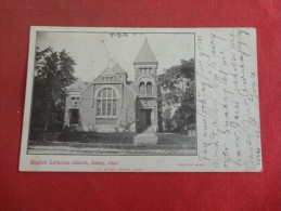 - Ohio>  Carey  English Lutheran Church  Stamp Peeled Off    Ref  1410 - Andere & Zonder Classificatie