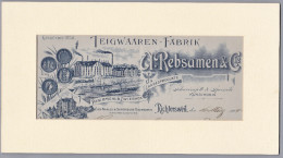 Div. Richterswil 1904-3-16 Teigwaren Fabrik - Exlibris