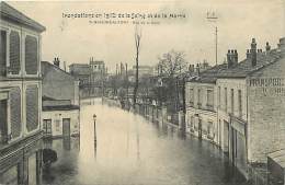 Delcampe - Ref 598-val De Marne -maisons Alfort -rue De La Gare -inondations  -/ Carte Décollée-voir Dans Description - - Maisons Alfort