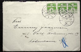 Denmark 1938  Letter Minr.198 II Faaborg 13-3-1938  Købenavn S. 2. 14-3-1938  ( Lot 3592 ) - Covers & Documents