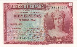 10 PTS  2ª REPUBLICA  1935 - 10 Peseten