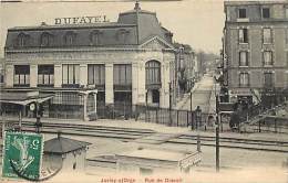 Ref 569- Essonne -juvisy Sur Orge -rue De Draveil - Passage A Niveau -gare  -/-carte Décollée-voir Dans Description - - Juvisy-sur-Orge