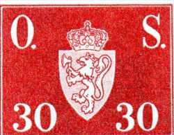 B - 1926 Norvegia - Stemma (nuovo Senza Gomma) - Dienstzegels
