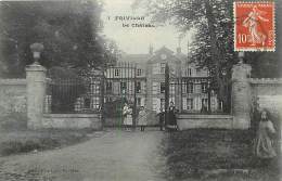 Ref 544- Somme - Friville - Le Chateau   -/-carte Décollée -voir Dans Description - - Friville Escarbotin