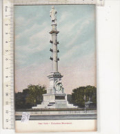 PO6276C# NEW YORK - COLUMBUS MONUMENT - Acquerellata  No VG - Andere Monumente & Gebäude