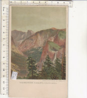 PO6278C# CALIFORNIA - YOSEMITE VALLEY - Acquerellata  No VG - Yosemite