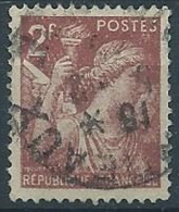 1944 FRANCIA USATO IRIS 2 F - EDF167 - 1939-44 Iris