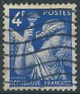 1944 FRANCIA USATO IRIS 4 F - EDF167-2 - 1939-44 Iris