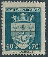 1942 FRANCIA SOCCORSO NAZIONALE STEMMI DI CITTA 60 CENT MH * - EDF170 - 1941-66 Coat Of Arms And Heraldry