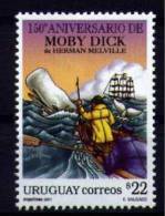 URUGUAY STAMP MNH Marine Mammal  Whale Ocean MOBY DICK Literature SCOTT   #1912 - Whales