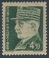 1941-42 FRANCIA MARESCIALLO PETAIN 4,50 F MH * - EDF171 - 1941-42 Pétain