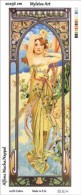 New Tapestry, Gobelin, Picture, Print, Mucha, Daytime, Woman - Autres & Non Classés
