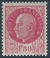 1941-42 FRANCIA MARESCIALLO PETAIN 1,50 F MH * - EDF172 - 1941-42 Pétain